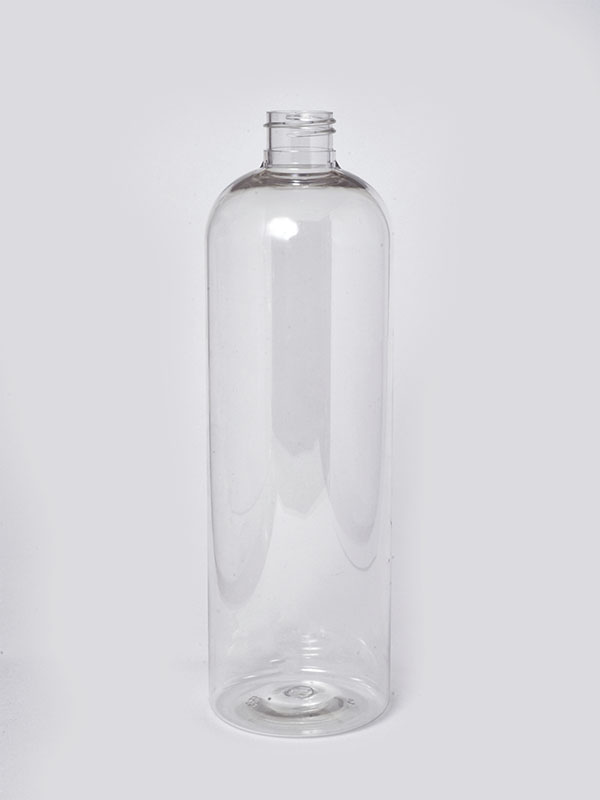 500ML Boston Clear PET Bottles - 24-410 Neck Finish